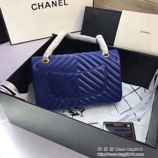 香奈兒CHANEL 升級版V線1112進口小羊皮全新經典單肩斜挎鏈條包 DSC1530